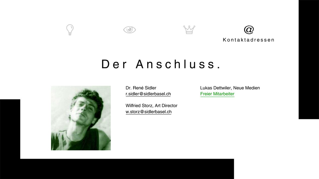 Bildschirmfoto Webdesign L Sidler AG Werbeberatung – Flash Website Lukas Dettwiler