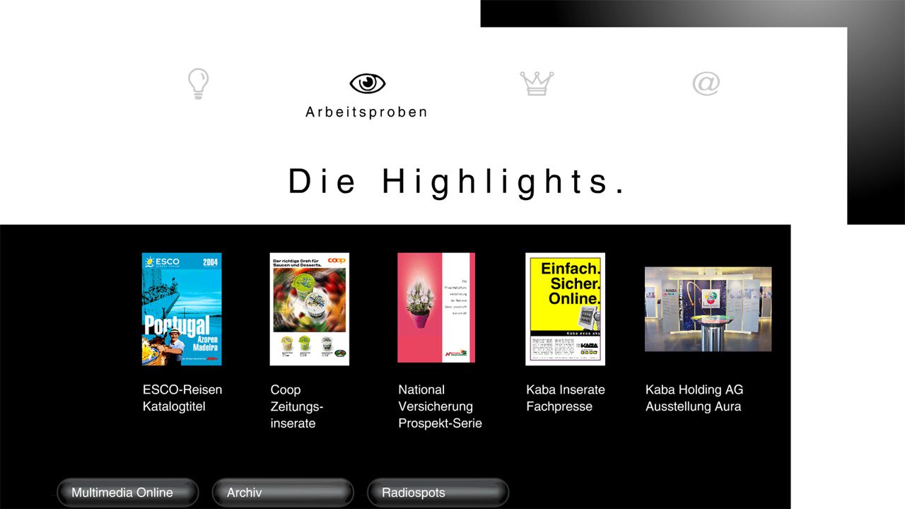 Bildschirmfoto Webdesign L Sidler AG Werbeberatung – Flash Website Arbeitsproben