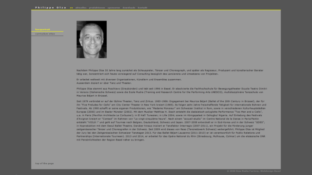 Bildschirmfoto Webdesign L Philippe Olza – Künstlerwebsite0504-webdesign-l-philippe-olza
