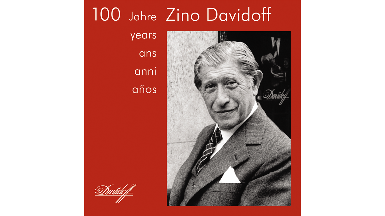 DVD 100 Jahre Zino Davidoff – DVD Hülle mit Aufdruch Portrait Zino Davidoff