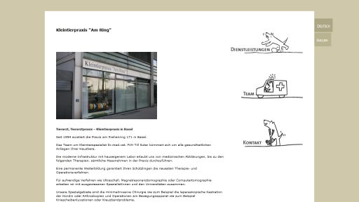 Bildschirmfoto Webdesign S Kleintierpraxis am Ring – Tierarzt-Website0809-webdesign-s-kleintierprasxis-am-ring