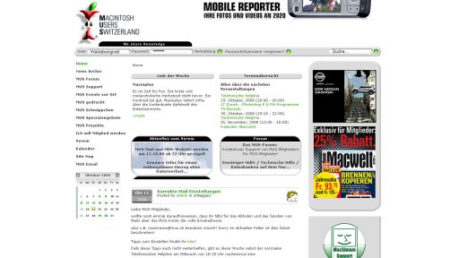 Bildschirmfoto Webdesign XL Macintosh Users Switzerland – Joomla Community Website0809-webdesign-xl-macintosh-users-switzerland-joomla-community-website