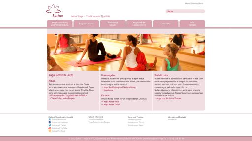Bildschirmfoto Webdesign L Lotos Yoga – Webdesign, CMS Typo31203-webdesign-l-lotos-yoga