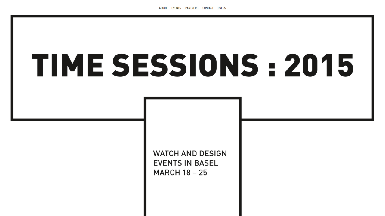 Bildschirmfoto Webdesign S Time Sessions – Event-Website Logo